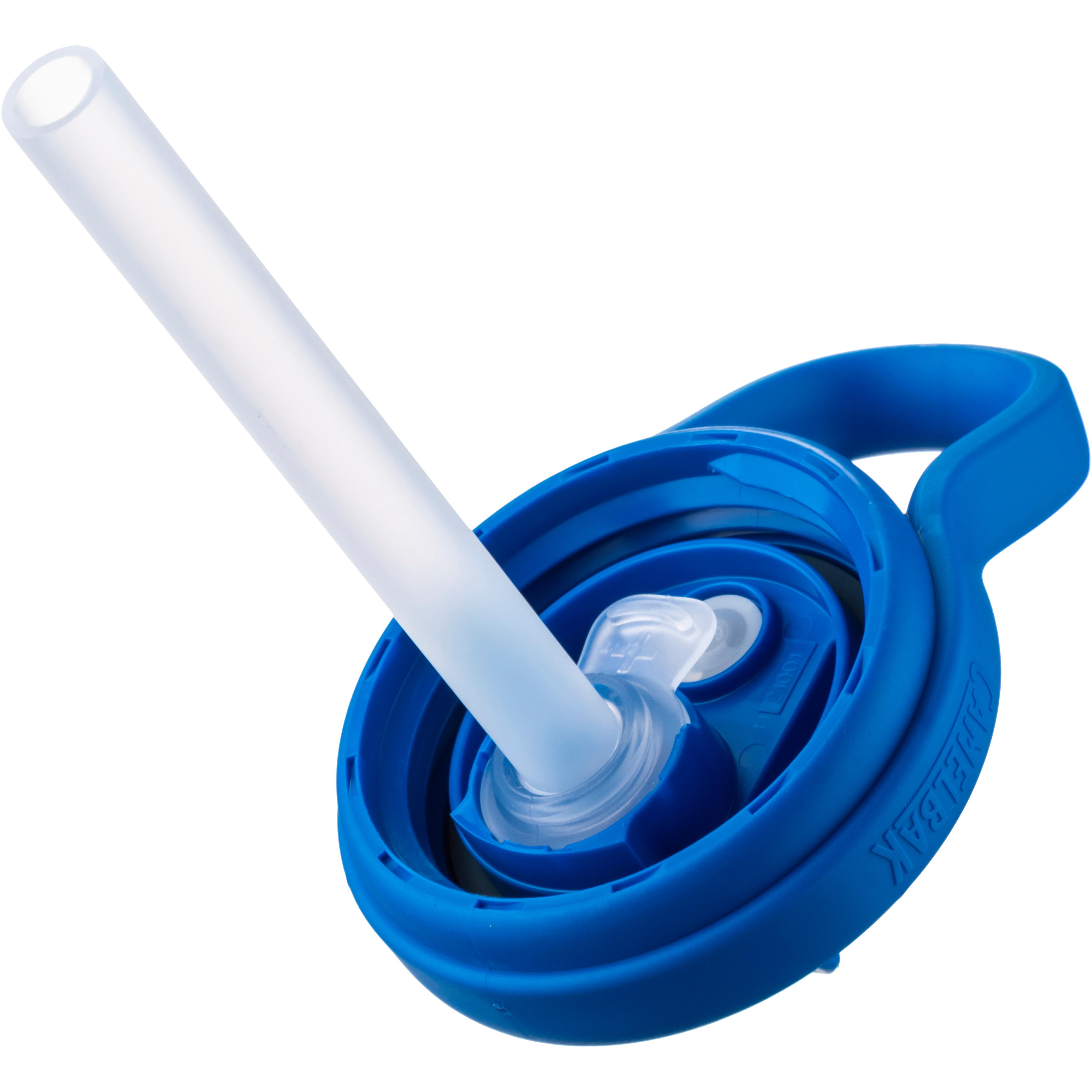 CampTek Ersatz-Trinkhalme – 4 Stück + Bürste, Kompatibel Mit CamelBak Eddy+ 340 Ml Kinderflasche, BPA-frei