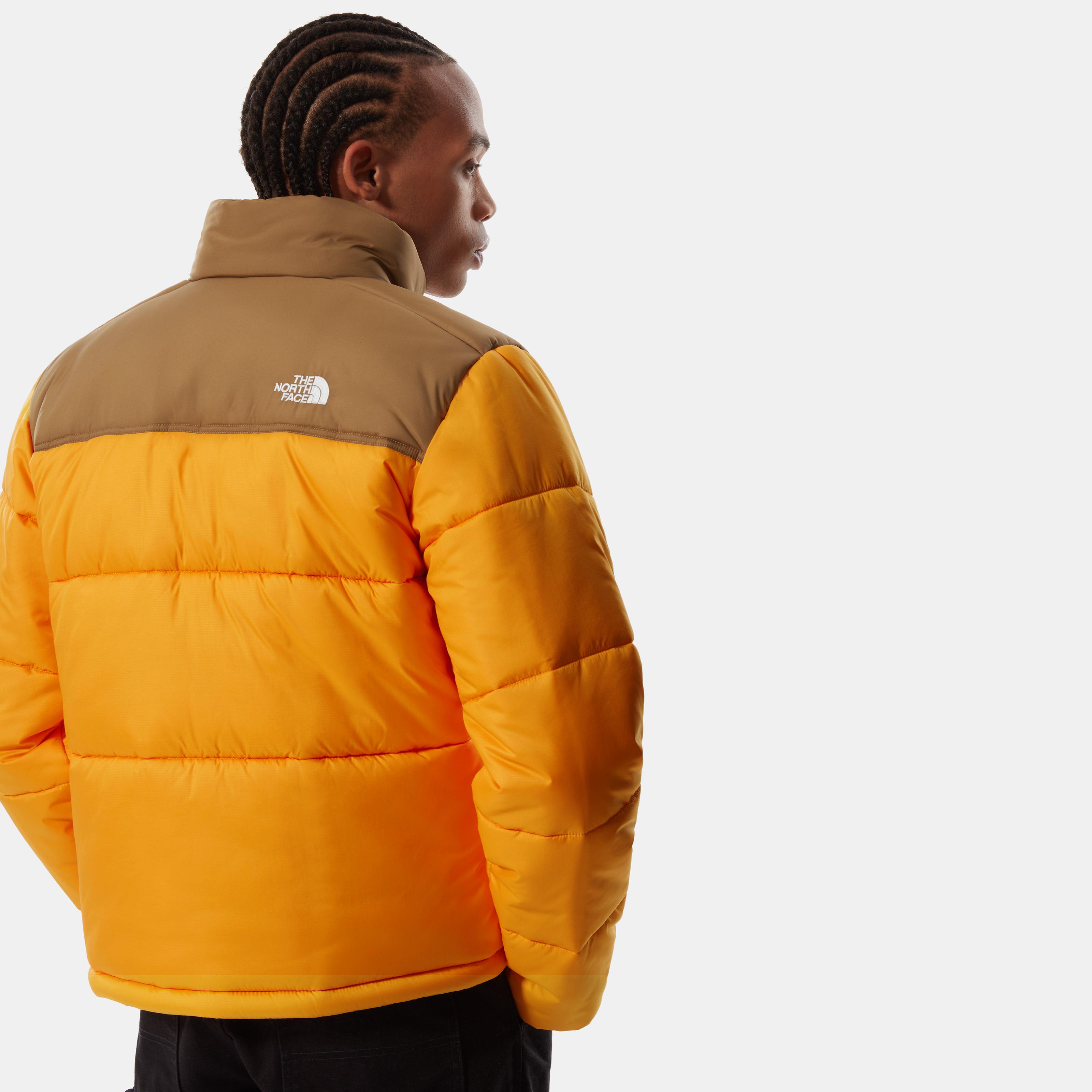 North face golden brown jacket discount