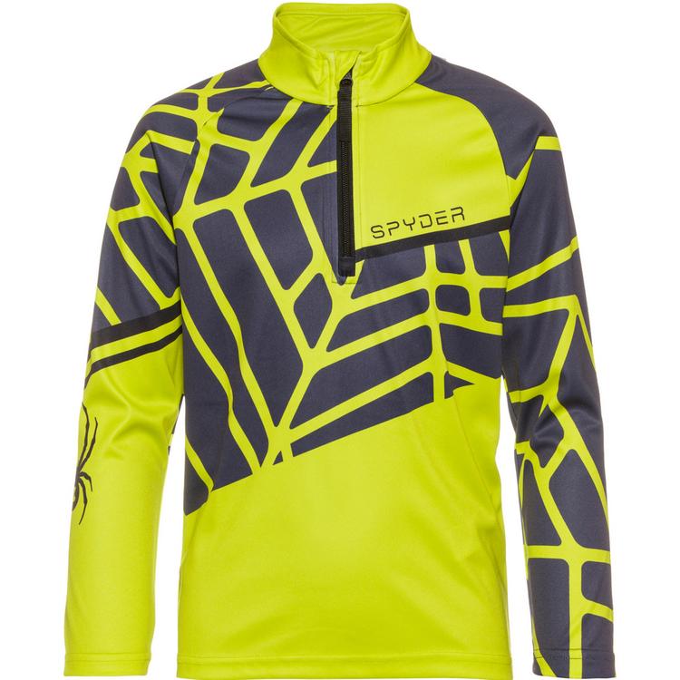 Spyder Spyder Hideout Layerlangarmshirt Kinder - sharp lime - 0 | SportScheck