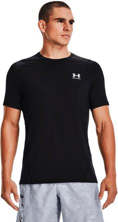 Rückansicht von Under Armour Heatgear Funktionsshirt Herren black-white