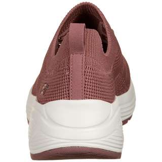 Skechers Engineered Knit Sock Fit Slip Sneaker Damen rosa / beige