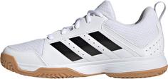 Rückansicht von adidas LIGRA 7 Hallenschuhe Kinder ftwr white-core black-ftwr white