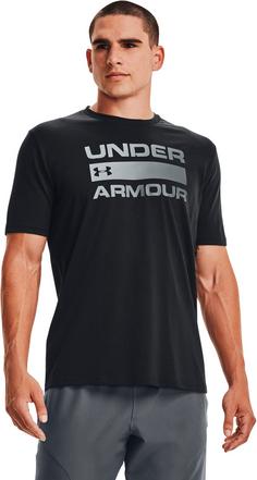 Rückansicht von Under Armour TEAM ISSUE T-Shirt Herren black-rhino gray