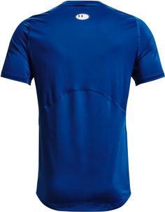 Rückansicht von Under Armour HEATGEAR ARMOUR Funktionsshirt Herren tech blue-black