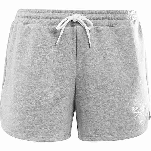 Reebok Small Logo Shorts Damen medium grey heather