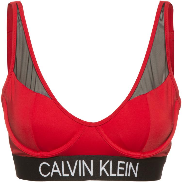 Calvin Klein Calvin Klein Curve Bikini Oberteil Damen - rustic red - 0 | SportScheck