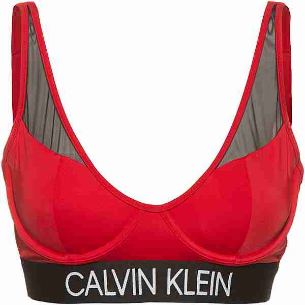 Calvin Klein Curve Bikini Oberteil Damen rustic red