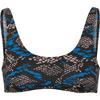 Calvin Klein Core Essentials Bikini Oberteil Damen - water python black