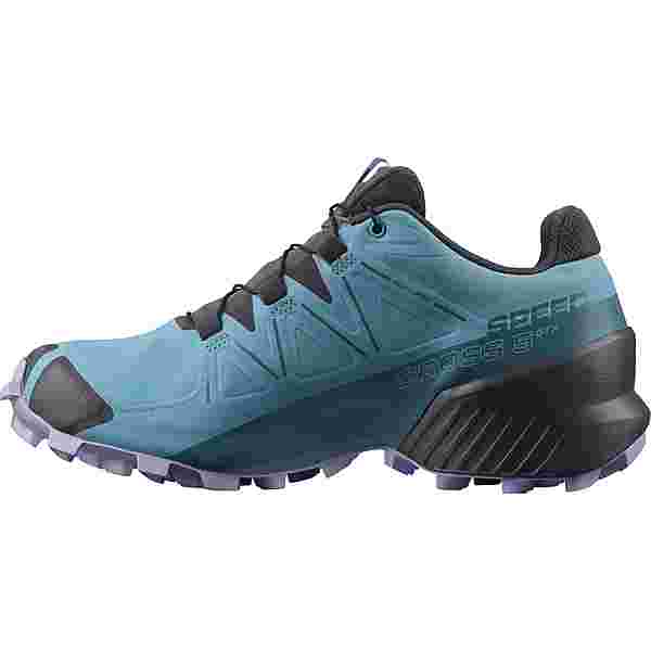 Salomon GTX Speedcross 5 Trailrunning Schuhe Damen delphinium blue-mallard blue-lavend
