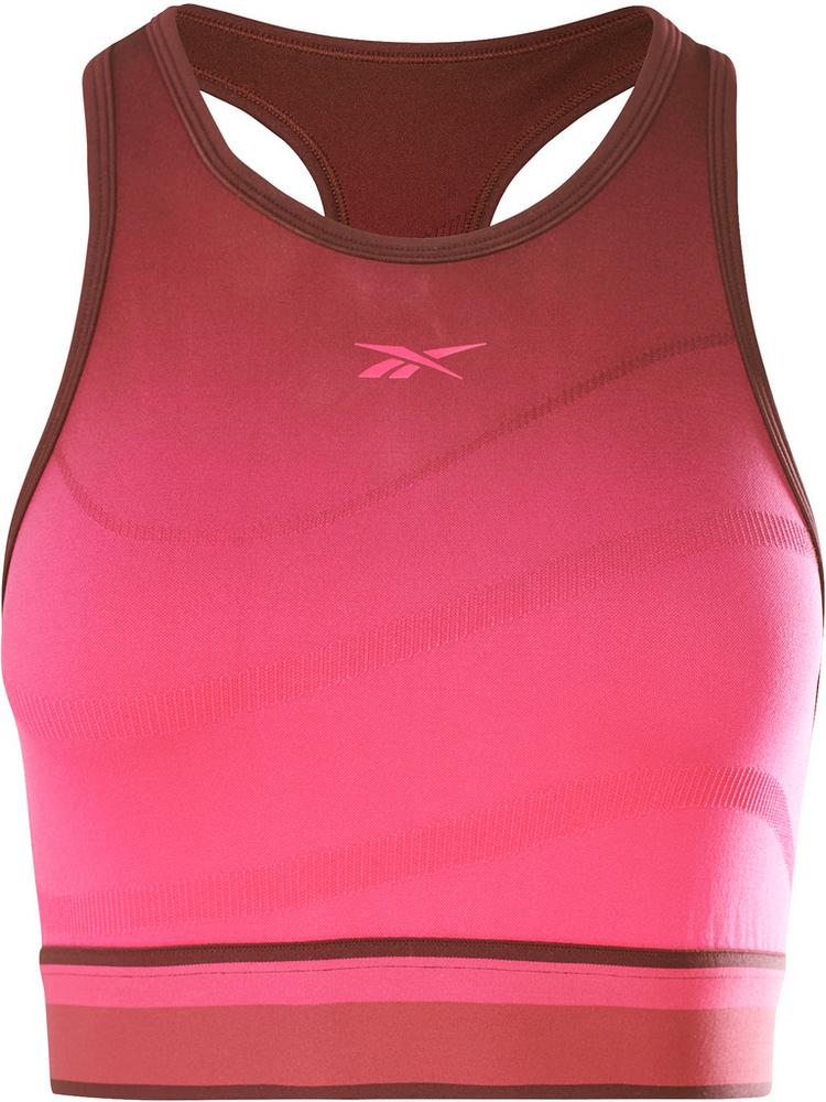 Reebok Reebok United by Fitness Seamless Croptop Damen - maroon-pursuit pink - 0 | SportScheck