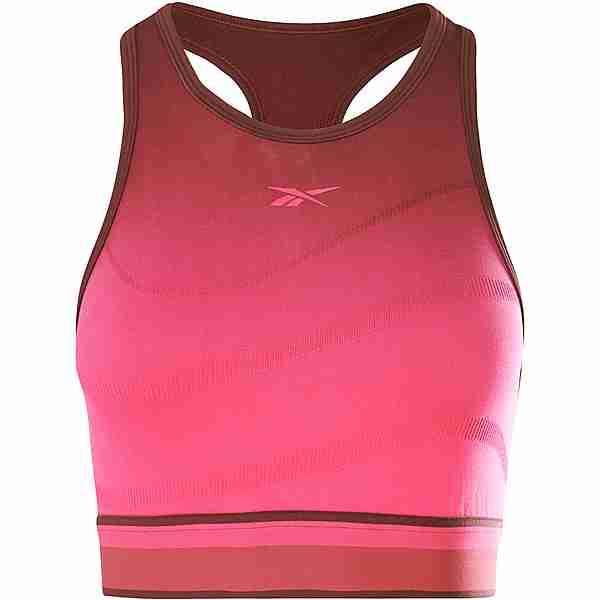Reebok United by Fitness Seamless Croptop Damen maroon-pursuit pink