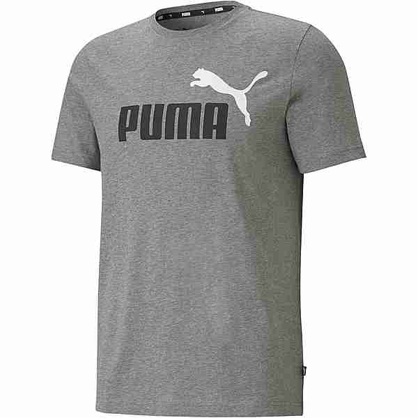 PUMA Essentiell T-Shirt Herren medium grey heather