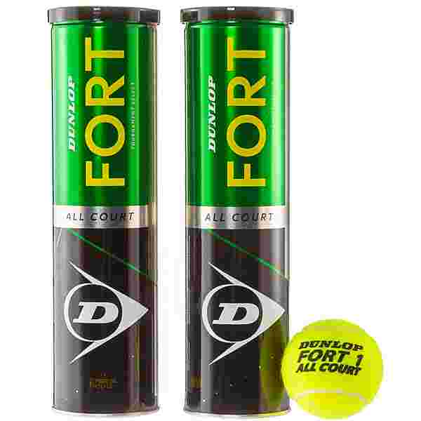 Dunlop FORT ALL COURT TS 2x4 Tennisball gelb