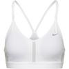 Nike Indy V-Neck BH Damen - white-grey fog-particle grey