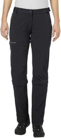 Rückansicht von VAUDE Farley Stretch Capri T-Zip II Zipphose Damen black