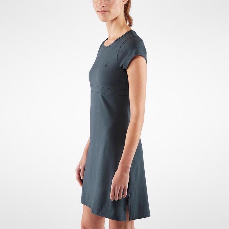 FJ&Auml;LLR&Auml;VEN FJ&Auml;LLR&Auml;VEN High Coast Jerseykleid Damen - navy - 0 | SportScheck