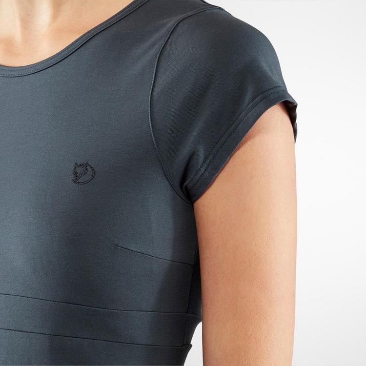 FJ&Auml;LLR&Auml;VEN FJ&Auml;LLR&Auml;VEN High Coast Jerseykleid Damen - navy - 3 | SportScheck