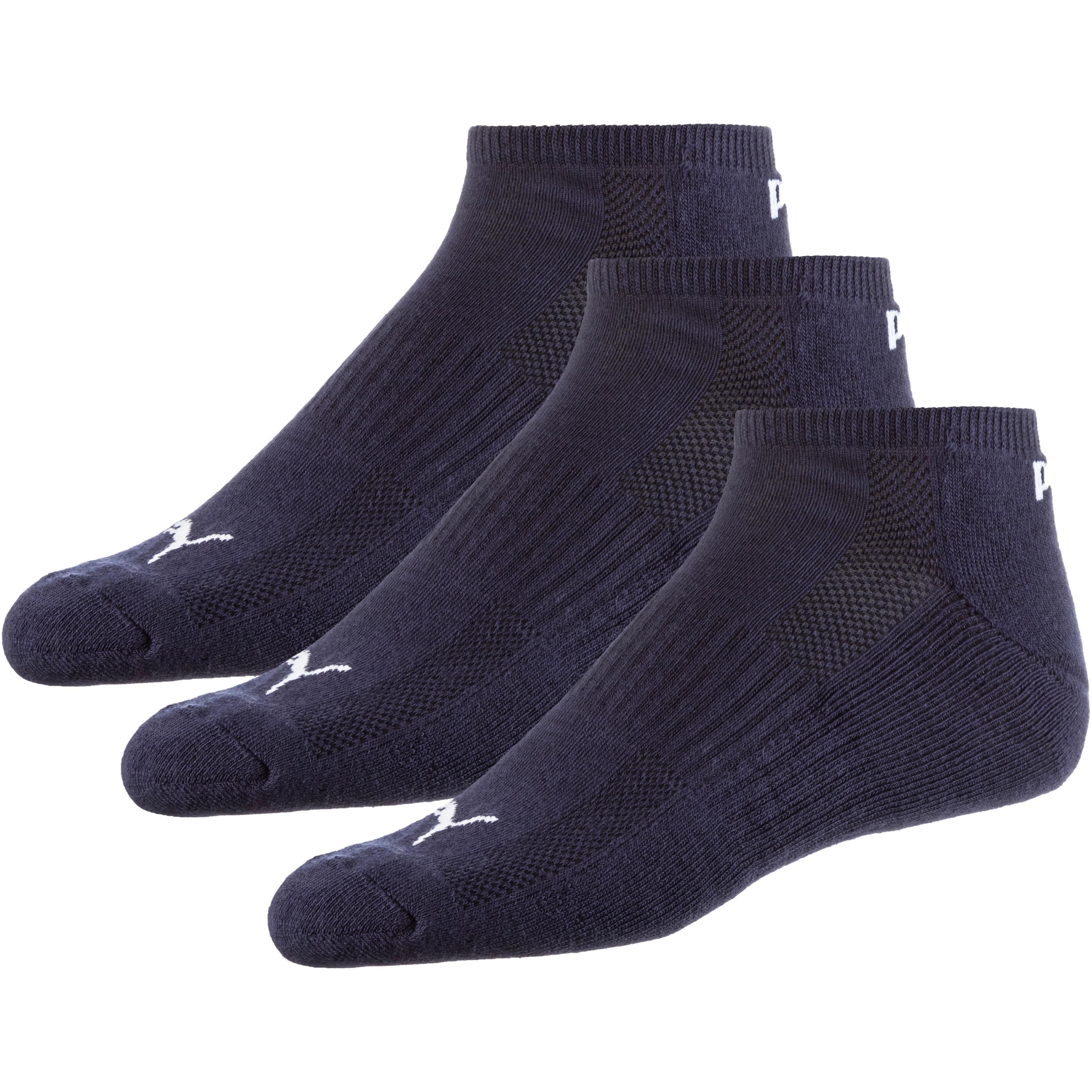 PUMA Cushioned Sneaker 3er Pack Socken - navy