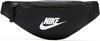 Nike Heritage Bauchtasche - black-black-white