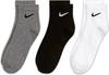 Nike EVERYDAY Socken - white-black-carbon heather-black-black-white