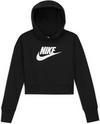 Nike NSW CLUB Hoodie M&auml;dchen - black-white