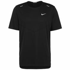 Nike Rise 365 Funktionsshirt Herren black-reflective silv