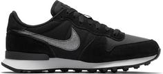 Rückansicht von Nike Internationalist Sneaker Damen black-black-white