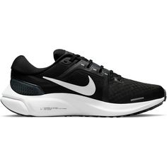 Rückansicht von Nike Air Zoom Vomero 16 Laufschuhe Damen black-white-anthracite