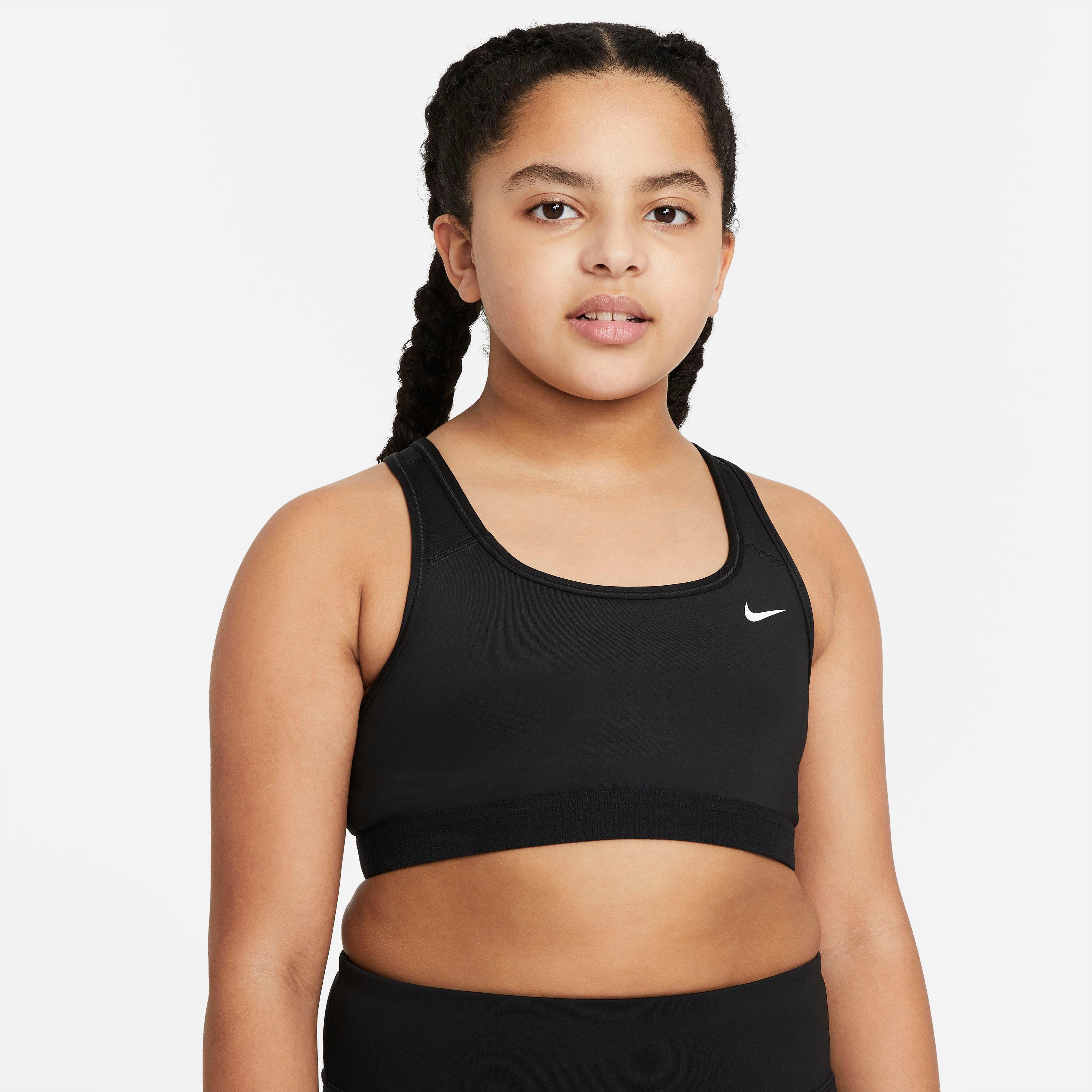 Nike SWOOSH BH Mädchen black-white im Online Shop SportScheck