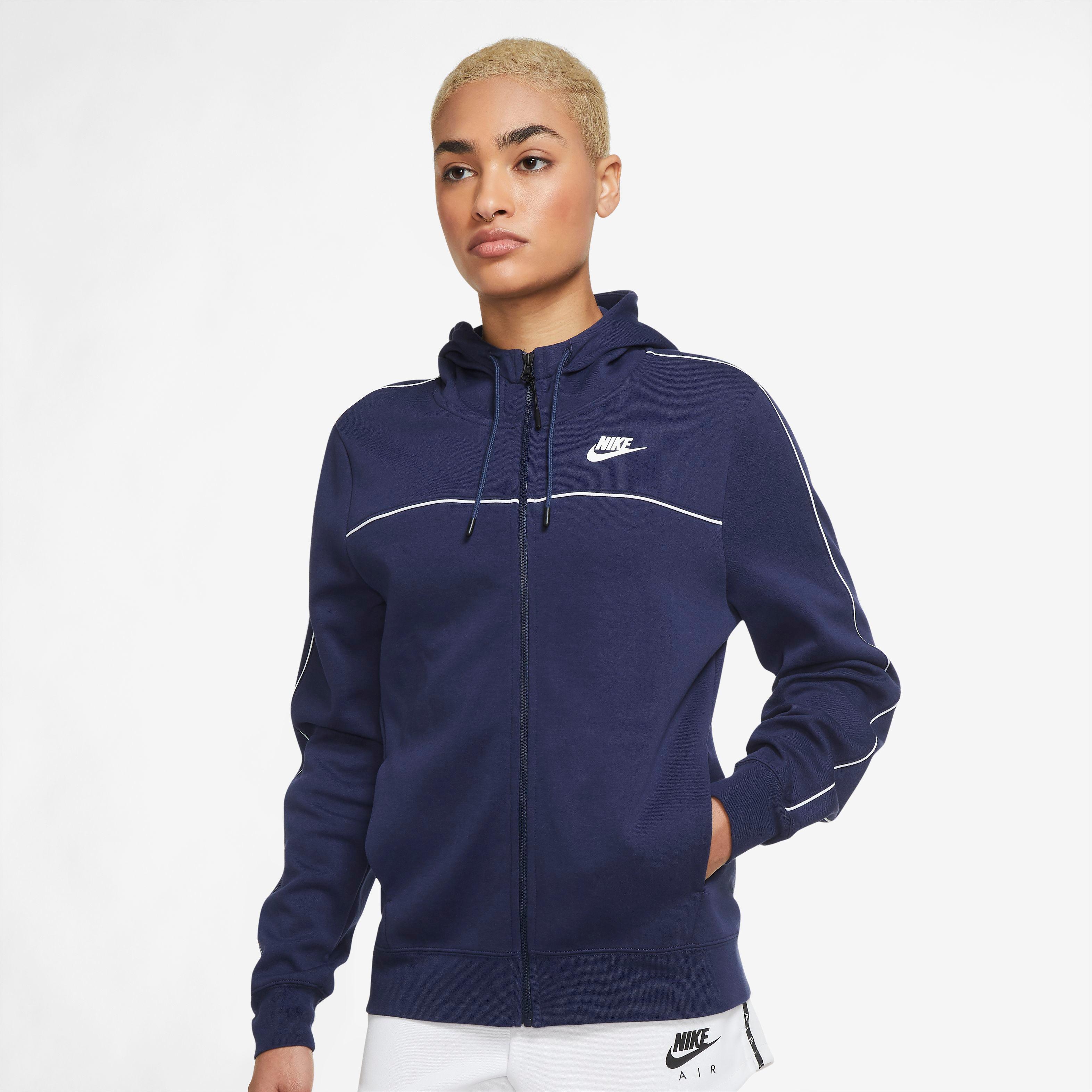 nike sweatjacke blau damen
