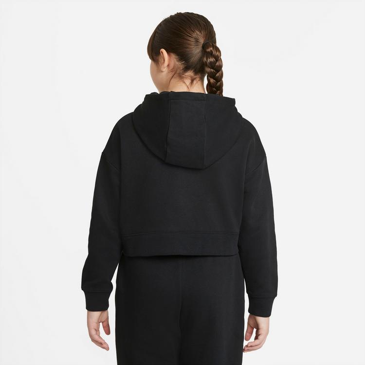 Nike Nike NSW CLUB Hoodie M&auml;dchen - black-white - 1 | SportScheck