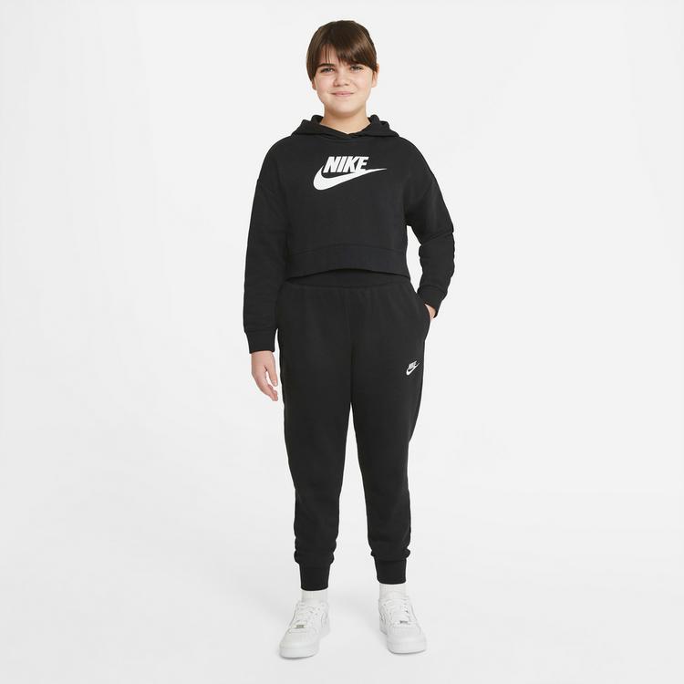 Nike Nike NSW CLUB Hoodie M&auml;dchen - black-white - 4 | SportScheck
