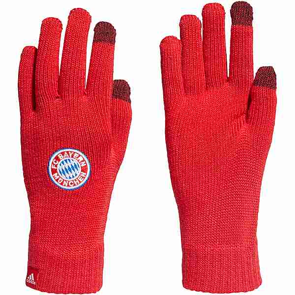 adidas FC Bayern Fleece Handschuhe fcb true red