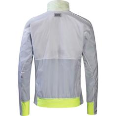 Rückansicht von GOREWEAR Drive Laufjacke Herren white neon