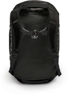 Rückansicht von Osprey Transporter 40 Reisetasche black