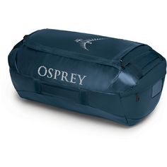 Rückansicht von Osprey Transporter 65 Reisetasche venturi blue