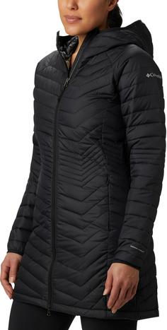 Rückansicht von Columbia Powder Lite Steppmantel Damen black