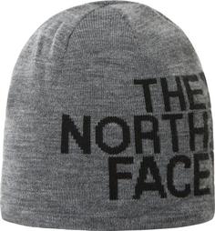 The North Face REVERSIBLE BANNER Beanie tnf medium grey heather-tnf black