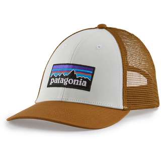 Patagonia P-6 Logo LoPro Cap white w-bear brown