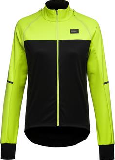 GOREWEAR Phantom Fahrradjacke Damen black-neon yellow