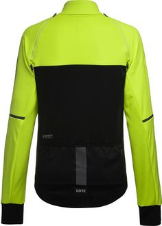 Rückansicht von GOREWEAR Phantom Fahrradjacke Damen black-neon yellow