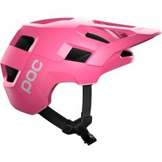 Rückansicht von POC Kortal Fahrradhelm Damen actinium pink matt