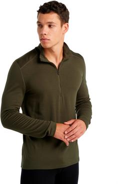 Rückansicht von Icebreaker Merino 260 Tech Funktionsshirt Herren loden