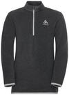 Odlo ROY HALFZIP Layerlangarmshirt Kinder - shale grey-black stripes