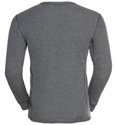 Rückansicht von Odlo ACTIVE WARM ECO Funktionsshirt Herren odlo steel grey melange