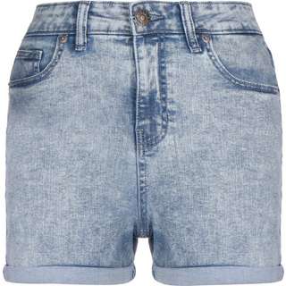 Urban Classics 5 Pocket Jeansshorts Damen blau