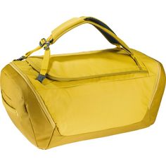Rückansicht von Deuter AViANT Duffel Pro 60 Reisetasche Gelb