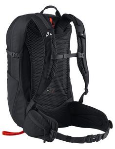 Rückansicht von VAUDE Wizzard 30+4 Wanderrucksack black