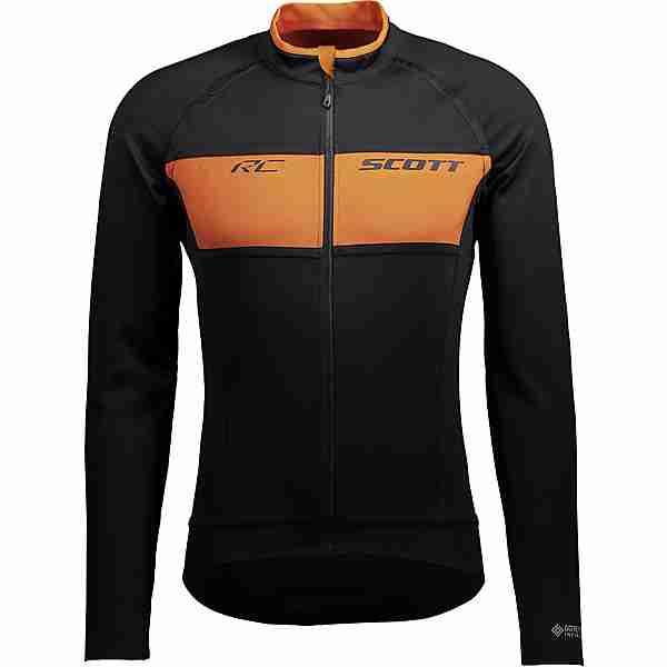 SCOTT RC Warm Reversible Fahrradjacke Herren black-copper orange