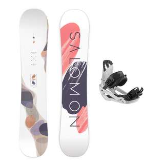 Salomon LOTUS+RHYTHM WHITE All-Mountain Board Damen multi color
